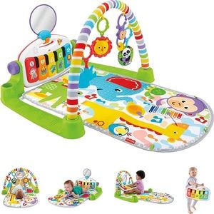 Fisher-Price Baby Gym & Activity Mat, Deluxe Kick & Play Piano